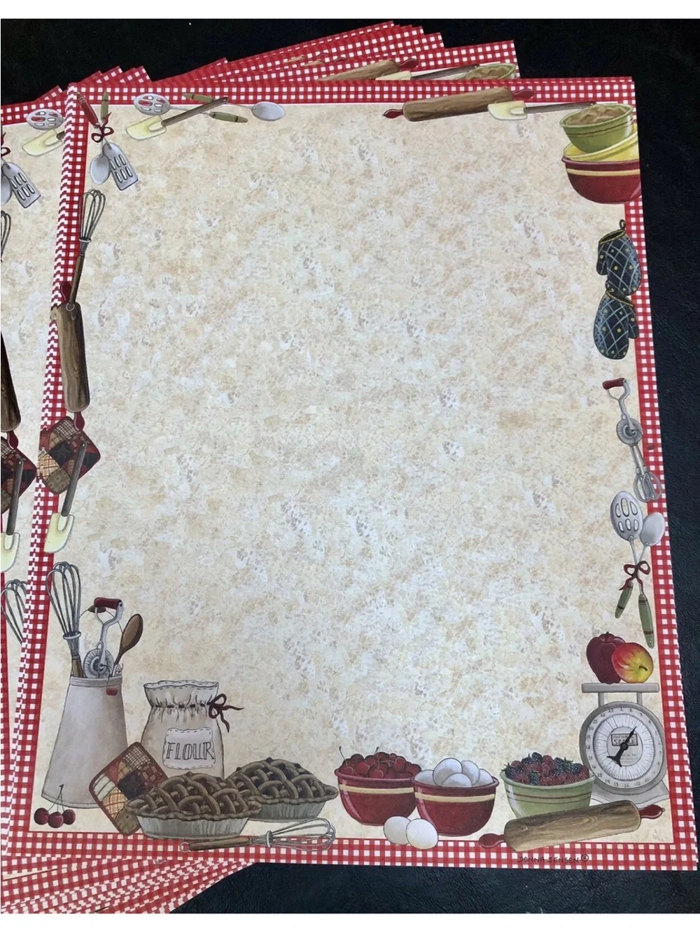 Baking scrapbooking/letterhead paper new made in the USA